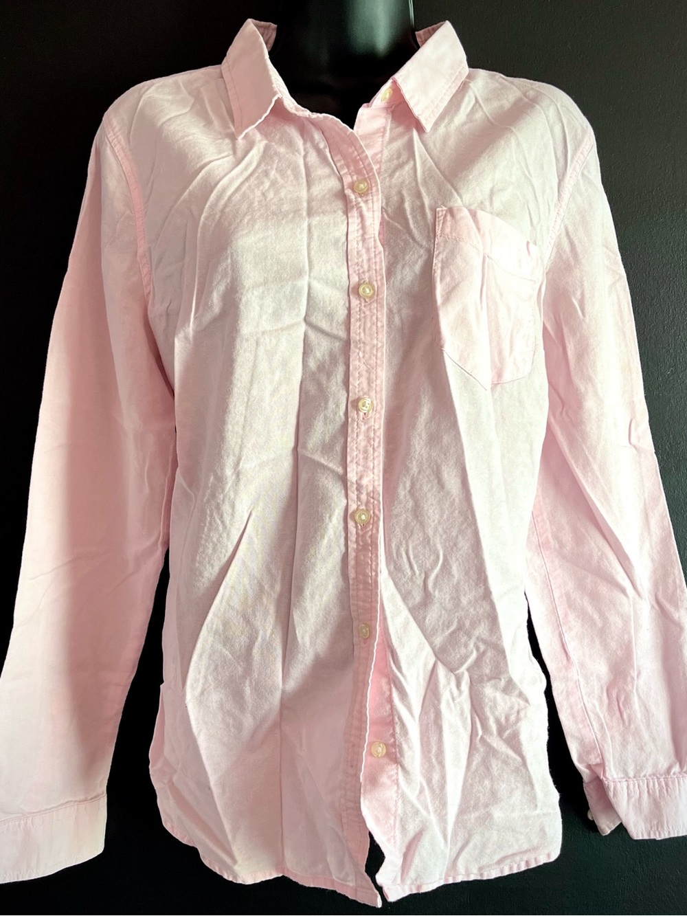 Classic Baby Pink Button-Up Shirt